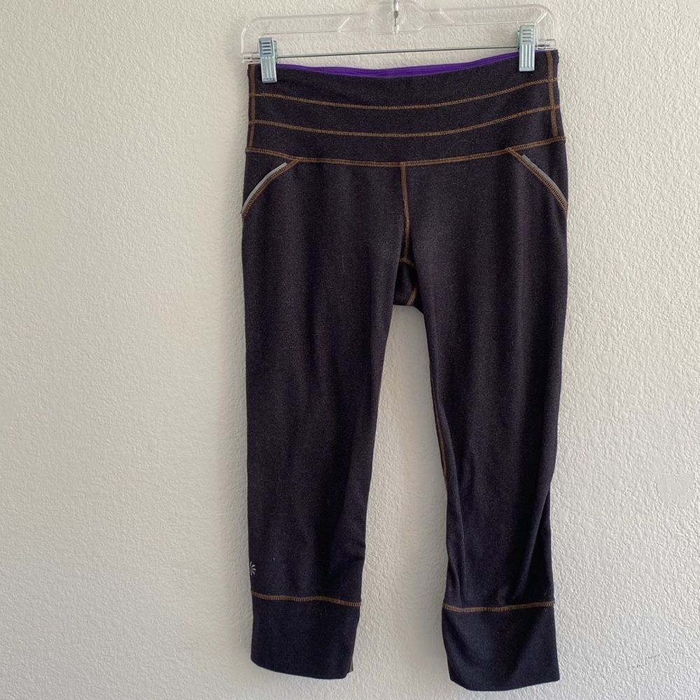 Athleta gray everyday athletic yoga capri leggings small - Picture 7 of 7